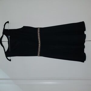 Black formal Rhinestone Embellished dress | Size SMALL